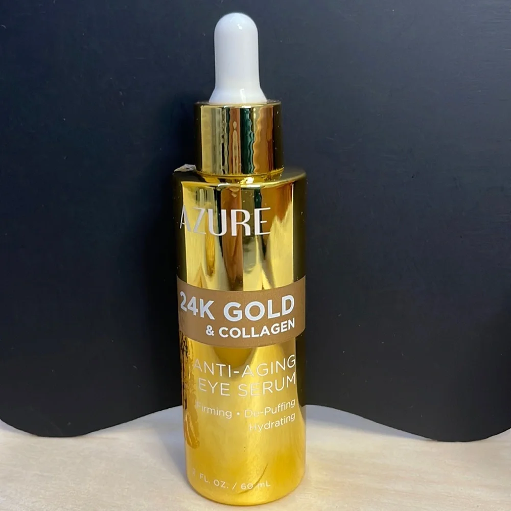 🔥 SALE AZURE 24K Gold & Collagen Anti-Aging Eye Serum Firming